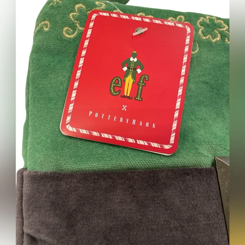 Pottery Barn Buddy the Elf from the movie Elf Velvet Christmas Stocking
